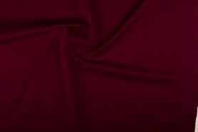 Bordeaux rode stoffen - Tricot stof - Punta di Roma - bordeaux - 0835-018