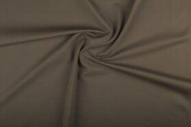 Taupe stoffen - Tricot stof - Punta di Roma - taupe - 0835-054