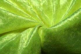 Velvet Stoffen - 4400-41 Velours de panne fluor geel