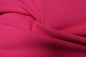 Roze tricot stoffen - Tricot stof - light scuba crepe - fuchsia - 0692-870