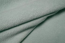 Fleece stoffen - Fleece stof - Organic cotton fleece - mint - 8001-022