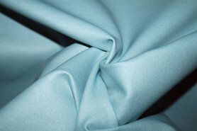 60% viscose, 35% polyamide, 5% elastan stoffen - Kunstleer stof - Foil Bianca rekbaar kunstleer - ijsblauw - 1005-123