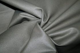 Exclusieve stoffen - Kunstleer stof - Foil Bianca rekbaar kunstleer - grijs - 1005-165