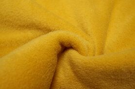 Fleece stoffen - Fleece stof - okergeel - 9111-034