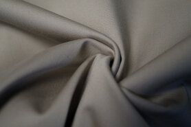 Katoen, viscose, elastan stoffen - Stretch stof - Satin stretch - beige - 0748-179
