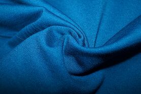 Kobalt blauwe stoffen - Tricot stof - Punta di Roma - blauw - 9601-024