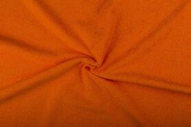 Aankleedkussen stoffen - Badstof - dubbel gelust - oranje - 2900-036