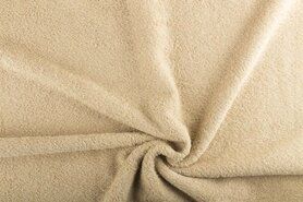 90% Baumwolle/10% Polyester - NB 2900-052 Frottee beige (beidseitig mit Schlingen)