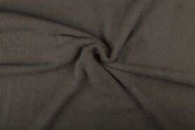 OEKO-TEX stoffen - Badstof - dubbel gelust - taupe - 2900-054