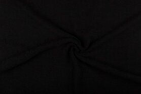 Handdoek stoffen - Badstof - dubbel gelust - zwart - 2900-069