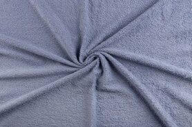 Handdoek stoffen - Badstof - dubbel gelust - blauw - 2900-103