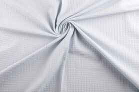 Badjas stoffen - Wafelkatoen stof - lichtblauw - 2902-002