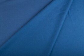Blauwe stoffen - Joggingstof - jeansblauw - 5650-006