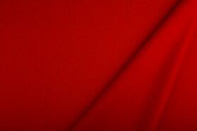 70% katoen, 30% polyester stoffen - Joggingstof - rood - 5650-015