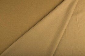 70% katoen, 30% polyester stoffen - Joggingstof - camel - 5650-053