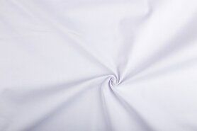 Witte / creme stoffen - Canvas stof - wit - 4795-050