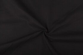 Canvas stoffen - Canvas stof - zwart - 4795-069