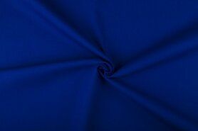 Blauwe stoffen - Canvas stof - kobaltblauw - 4795-005