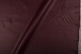 Exclusieve stoffen - Kunstleer stof - bordeauxrood - 1268-018