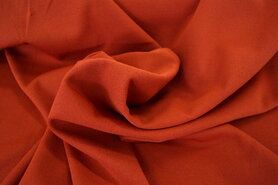 Oranje stoffen - Tricot stof - light scuba crepe - terra - 0692-445