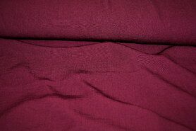 Bordeauxrode stoffen - Polyester stof - Airjet - bordeaux - 0736-400