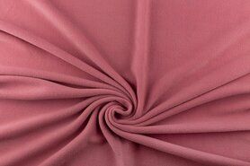 Fleece stoffen - Fleece stof - licht - oudroze - 9111-013