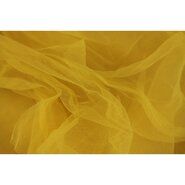 Gouden stoffen - Tule stof - breed - geel - 4700-017
