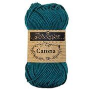Haak- en breigaren - Catona 401 Dark Teal 50GR