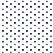 Kussen stoffen - Katoen stof - little stars - wit/donkerblauw - 4955-102