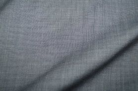 Polyester, viscose, elastan stoffen - CB2 Stretch terlenka grijs linnenlook
