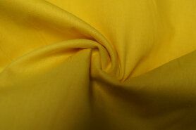 Katoenen stoffen - Katoen stof - 2.40 m breed - geel - 7400-041