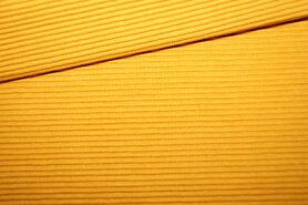 Okergele stoffen - Tricot stof - Cottoman ribbel - oker - 0592-580