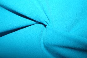 Blauwe stoffen - Tricot stof - scuba light - turquoise - 0692-660