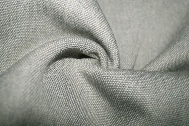 Polyester Stoff Interieur- und Vorhangstoff hell grau/blau 322228 H1-X