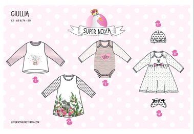 -Super nova Schnittmuster Giullia - Super nova Schnittmuster Giullia