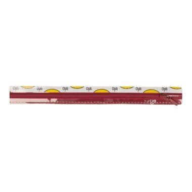 -Optilon fijne kunststof rits bordeaux 22 cm 0750 - Optilon fijne kunststof rits bordeaux 22 cm 0750