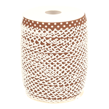 Biasband met kantje stipjes bruin/wit 71486-881* - Biasband met kantje stipjes bruin/wit 71486-881* 111399-biasband-met-kantje-stipjes-bruinwit-71486-881-biasband-met-kantje-stipjes-bruinwit-71486-881.png