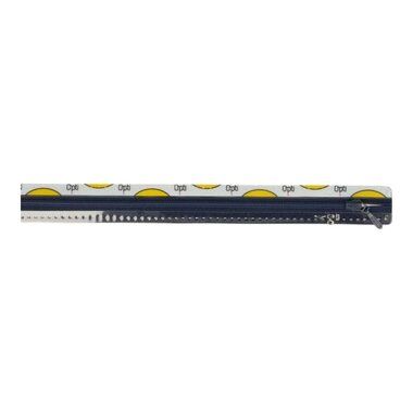 -Optilon fijne kunststof rits donkerblauw 50 cm. 0210 - Optilon fijne kunststof rits donkerblauw 50 cm. 0210