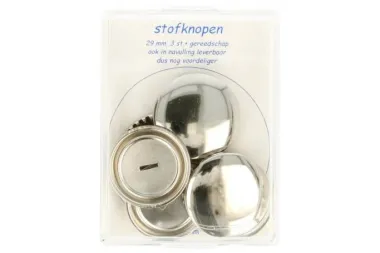 -MMJZ Stofknopen 29 mm (3 in doosje) C0372-29 - MMJZ Stofknopen 29 mm (3 in doosje) C0372-29