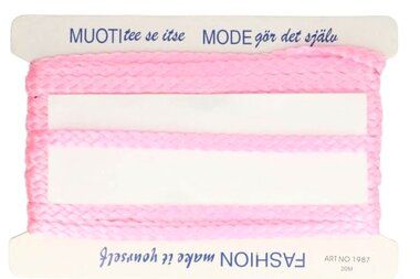 -Tres gevlochten Lichtroze 1987-749 - Tres gevlochten Lichtroze 1987-749