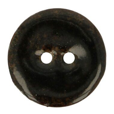 -Knoop kokos gemailleerd glitter zwart 35 mm - 5611-000 - Knoop kokos gemailleerd glitter zwart 35 mm - 5611-000