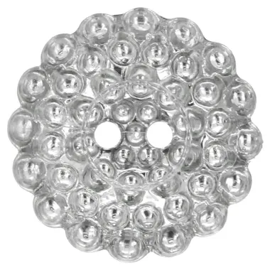 -Knopf Silber Gänseblümchen 17,5 mm 5567-28 - Knopf Silber Gänseblümchen 17,5 mm 5567-28