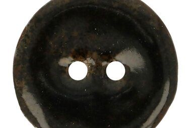 -Knoop kokos gemailleerd glitter zwart 35 mm - 5611-000 - Knoop kokos gemailleerd glitter zwart 35 mm - 5611-000