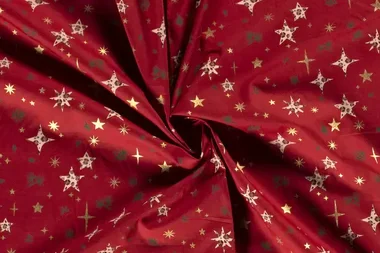 Weihnachtsbaumwolle - Weihnachtssterne - bordeaux - 18705-016 - Der  Stoffladen > Bestellen Sie Ihre Stoffe online.