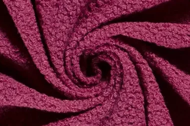-Gebreide stof - boucle - fuchsia - 20057-017 - Gebreide stof - boucle - fuchsia - 20057-017
