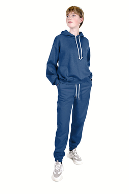 -Joggingstof - kobalt - 5650-005 op=op - Joggingstof - kobalt - 5650-005 op=op