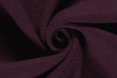 -Wollen stof - Gekookte wol - aubergine - 4578-019 - Wollen stof - Gekookte wol - aubergine - 4578-019