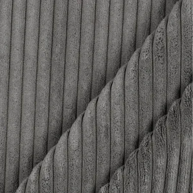 -Interieurstof - velours deco corduroy - grijs - 5292-002 - Interieurstof - velours deco corduroy - grijs - 5292-002