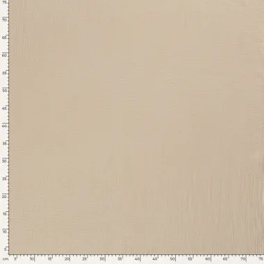 -Katoen stof - hydrofielstof - licht beige - 3001-151 - Katoen stof - hydrofielstof - licht beige - 3001-151