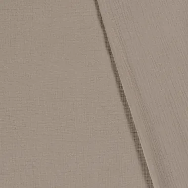 -Katoen stof - Hydrofielstof uni - beige - 3001-052 - Katoen stof - Hydrofielstof uni - beige - 3001-052